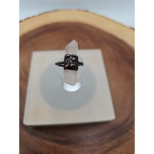 Adjustable Quartz Crystal Ring